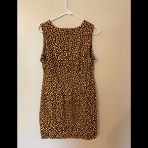Old Navy leopard print shift dress